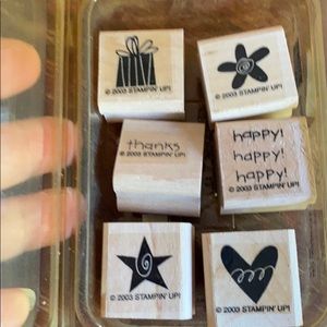 2003 Stampin’ Up! “Teeny Tinies” 6-pc set